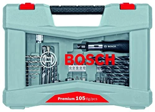 BOSCH  sukimo antgalių ir grąžtų rinkinys Premium X-line 105 vnt. 2608P00236