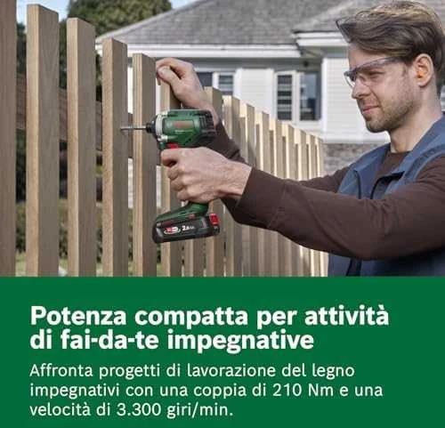 Bosch UniversalImpactDrive18V- -210 Ak.smūg.sukt.be akumuliatoriaus ir kroviklio