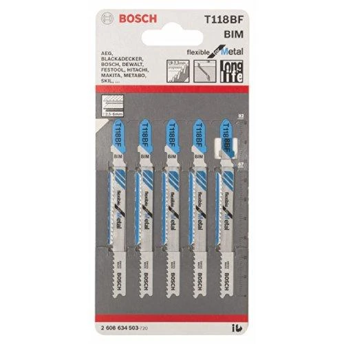 Bosch 5 siaurapj.pjūkleliai T 118 BF