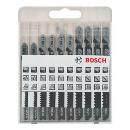 Bosch 10 Siaurapj.pjūkl. kompl. X-Pro Line Basic medžiui