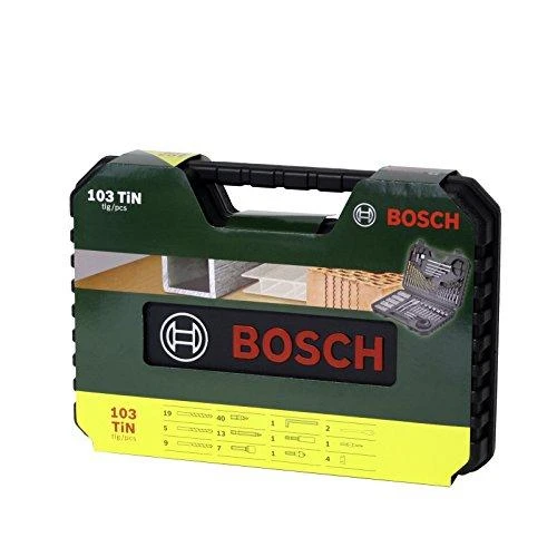 Bosch Grąžtų ir sukimo antgalių komplektas V-Line Titanium 103vnt.