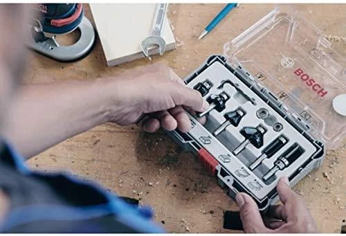 Bosch Apdailai ir kraštų apipjaustymui skirtų frezų rinkinys, 6 vnt. 6mm