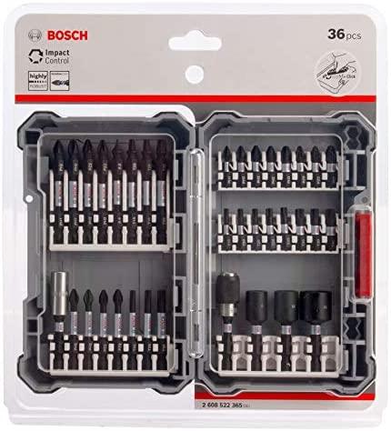 Bosch 36 dalių smūginių antgalių komplektas Impact Control PICK&CLICK
