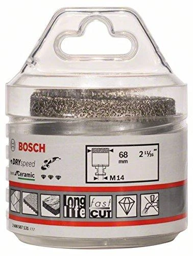Grąžtas Bosch Grežimo karūnele 68 mm DrySpeed geriausia keramikai