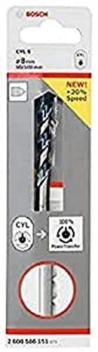 Grąžtas Bosch Mėlyna Granite Turbo CYL-5 8X50X100 mm, 1vnt.
