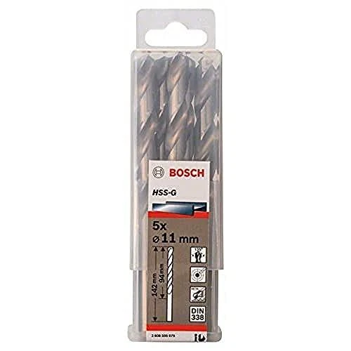 Grąžtas Bosch HSS-G grąžtai metalui 11.0mm, 5 vnt.