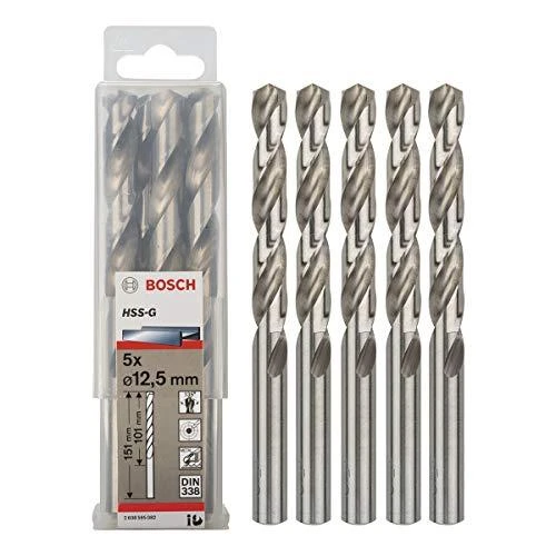 Grąžtas Bosch HSS-G grąžtai metalui 12,5mm, 5 vnt.