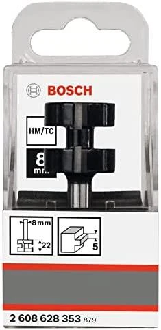 Bosch Surenkama freza HM B=5mm, l=22mm,kotas 8mm