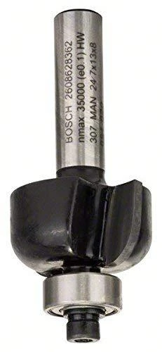 Bosch Dvipusė pusapvalė freza H R=6 mm, l=13 mm,kotas 8mm