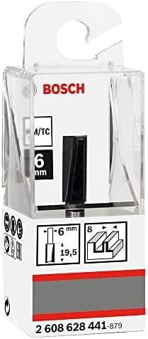 Bosch Išdrožų frezos 6 mm D1 8 mm, L 19,5 mm,G51mm