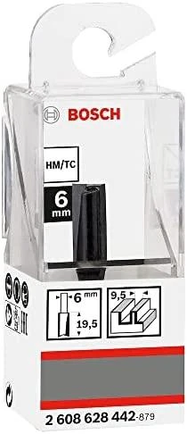 Bosch Išdrožų frezos 6 mm D1 9,5 mm, L 19,5mm,G51mm