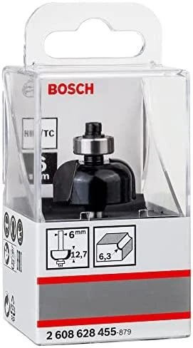 Bosch Fasoninės frezos 6 mm R1 4 mm, D 25,4mm,L12,6mm