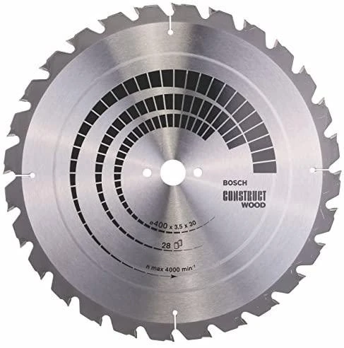 „Bosch PRO Construct“ medienos pjovimo diskas 400x30x3,5/2,5x28T