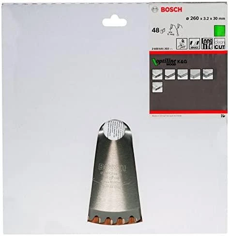 Bosch Disk.pjūkl.diskas 260x30 mm, medžiui