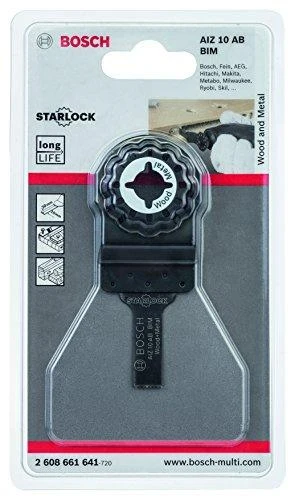 Bosch AIZ 10 AB, Mediena Metalas 10 x 20mm, 1 vnt.STARLOCK