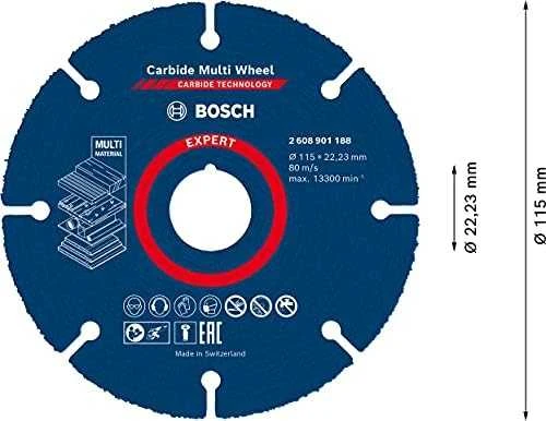 Bosch Pjovimo diskas 115 x 1 x 22,23 mm