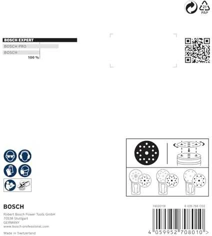 Bosch Fol. šlif. diskas O780,6 EXPERT, 125 mm, G180