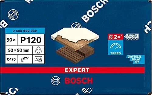 Bosch Delta šlif.pop.,medžiui C470,G120,50vnt.