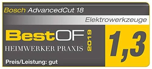 Akumuliatorinis Nanoblade pjūklas Bosch AdvancedCut 18 (1x2,5Ah)