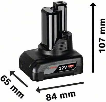 Bosch 12V 6.0Ah akumuliatorius su matmenimis