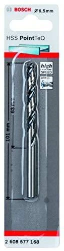 Bosch PointTeQ grąžtas metalui 6,5 x 63 x 101 mm , 1 vnt