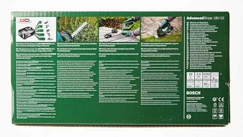 Akumuliatorinės krūmų ir žolės žirklės Bosch AdvancedShear 18 (18V / 1x2,0Ah)