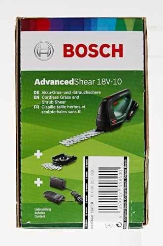 Akumuliatorinės krūmų ir žolės žirklės Bosch AdvancedShear 18 (18V / 1x2,0Ah)