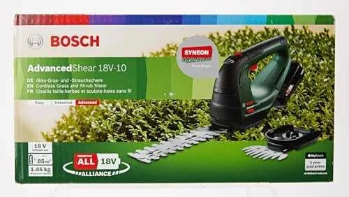 Akumuliatorinės krūmų ir žolės žirklės Bosch AdvancedShear 18 (18V / 1x2,0Ah)