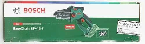 Bosch genėjimo grandininis pjūklas EasyChain 18V-15-7, be akumuliatoriaus ir kroviklio