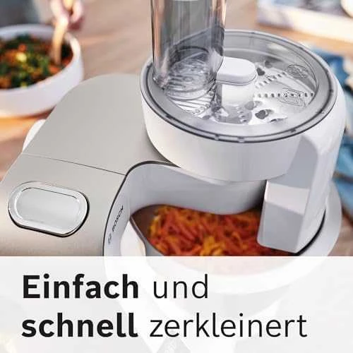 MUM5 MUM5XW20 Virtuvinis kombainas Bosch, Baltas, šampaninis