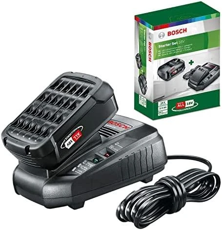 Bosch 18V akumuliatoriaus įkroviklis su pakuote