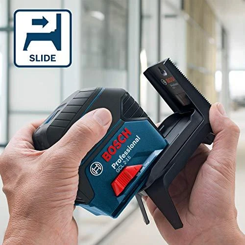 Bosch Kombinuotasis lazeris GCL 2-15 + 3x1.5V AA + krepšys