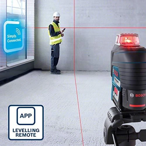 Bosch Linijinis lazerinis nivelyras GLL 3-80 C (4x1.5V AA, BT 150, Carton)