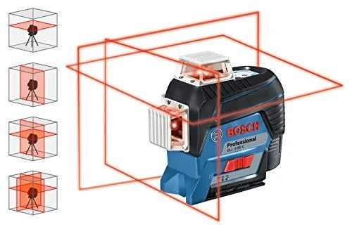 Bosch Linijinis lazerinis nivelyras GLL 3-80 C (4x1.5V AA, BT 150, Carton)