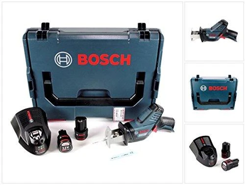 Bosch GSA 12V-14 pjūklo komplektas su priedais