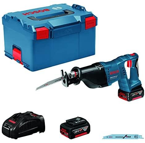 Bosch Akumuliatorinis universalus pjūklas GSA 18 V-LI, 2x5.0Ah