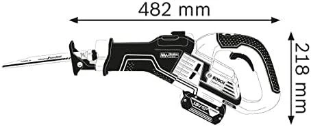 Bosch GSA 18V-32, CC be akumuliatoriaus ir kroviklio