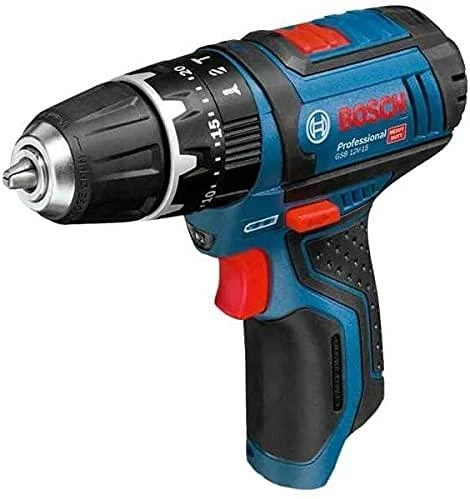 Bosch akumuliatorinis smūginis suktuvas - gręžtuvas GSB 12V-15 2x2.0Ah 06019B690H