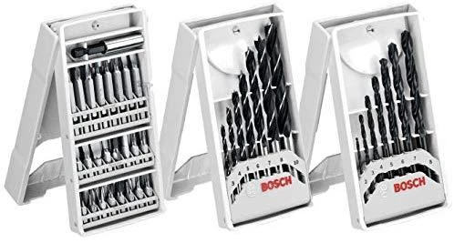  Akumuliatorinis gręžtuvas-suktuvas Bosch GSR 12V-15, 1x2.0Ah, 1x4.0Ah + 39 priedai