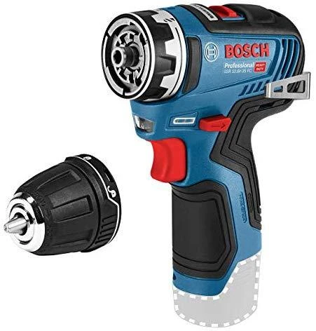 Bosch GSR 12V-35 FC suktuvas su GFA12B adapteriu