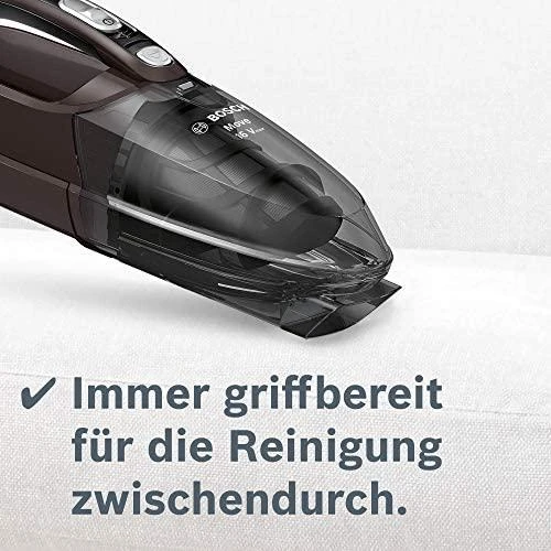 Įkraunamasis dulkių siurblys Bosch BHN16L Move Lithium 16Vmax, Pilkos spalvos