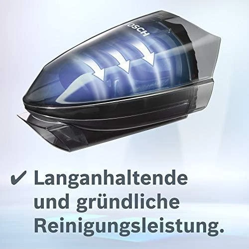Įkraunamasis dulkių siurblys Bosch BHN16L Move Lithium 16Vmax, Pilkos spalvos