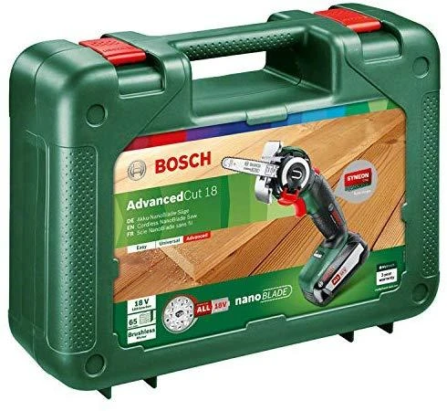 Akumuliatorinis Nanoblade pjūklas Bosch AdvancedCut 18 (1x2,5Ah)