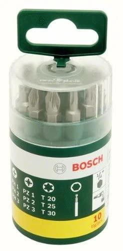 Bosch Atsuktuvo antgalių komplektas 10 vnt.