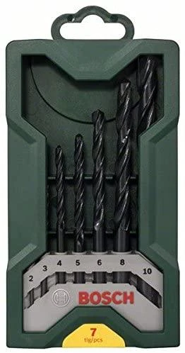 Grąžtas Bosch 7-dalių mini komplektas metalui