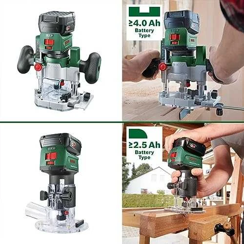 Bosch AdvancedTrimRouter 18V-8 freza SET-be akumuliatoriaus ir kroviklio