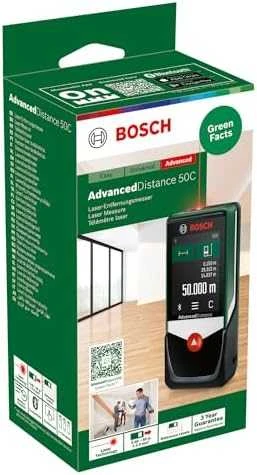 Bosch AdvancedDistance 50C Lazer. atstumų matuoklis