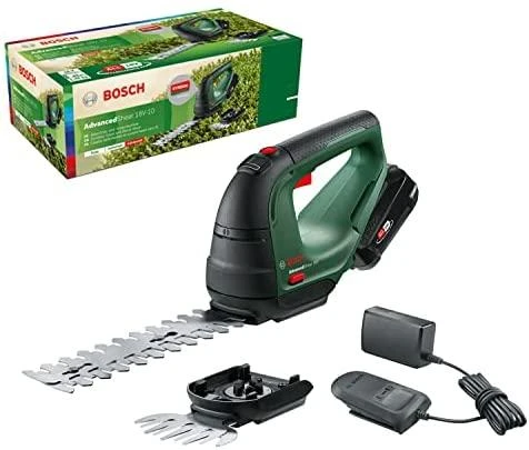 Akumuliatorinės krūmų ir žolės žirklės Bosch AdvancedShear 18 (18V / 1x2,0Ah)