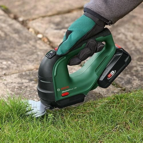 Akumuliatorinės krūmų ir žolės žirklės Bosch AdvancedShear 18 (18V / 1x2,0Ah)
