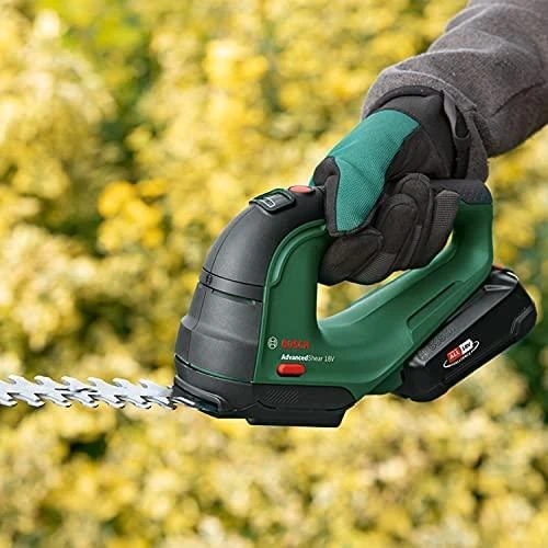 Akumuliatorinės krūmų ir žolės žirklės Bosch AdvancedShear 18 (18V / 1x2,0Ah)